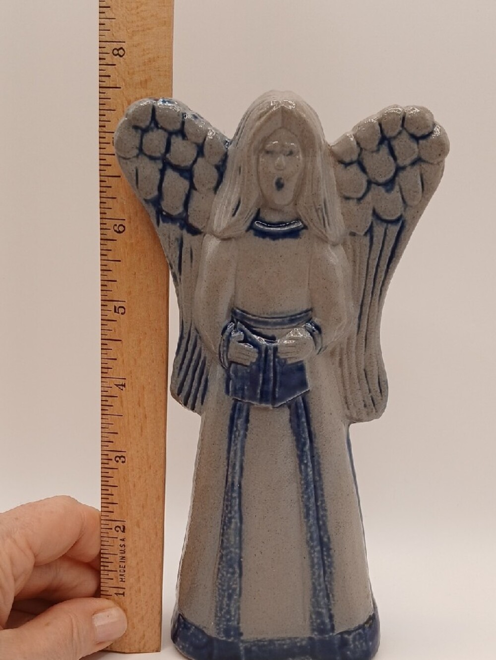 7" Rowe Pottery Works RPW Singing Angel Bell 2000 - Picture 2 of 13